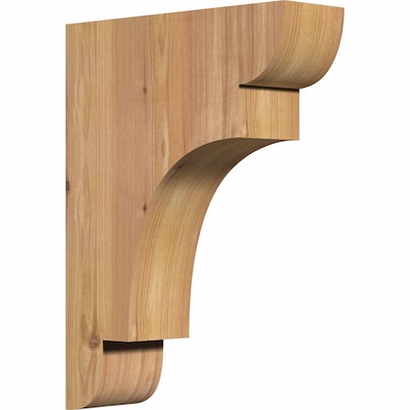 Ekena Millwork New Brighton Smooth Corbel, Western Red Cedar, 3 1/2"W x 12"D x 16"H COR04X12X16NEB00SWR